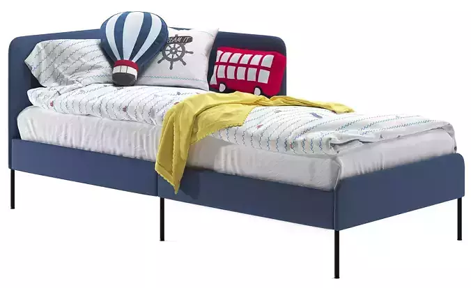 IKEA BLAKULLEN Corner Bed 3D model