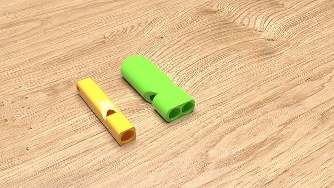 Whistle 2 versions 3D print model