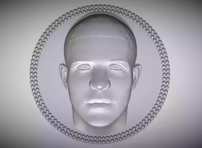Drake medallion pendant 3D printing ready stl obj 3D print model