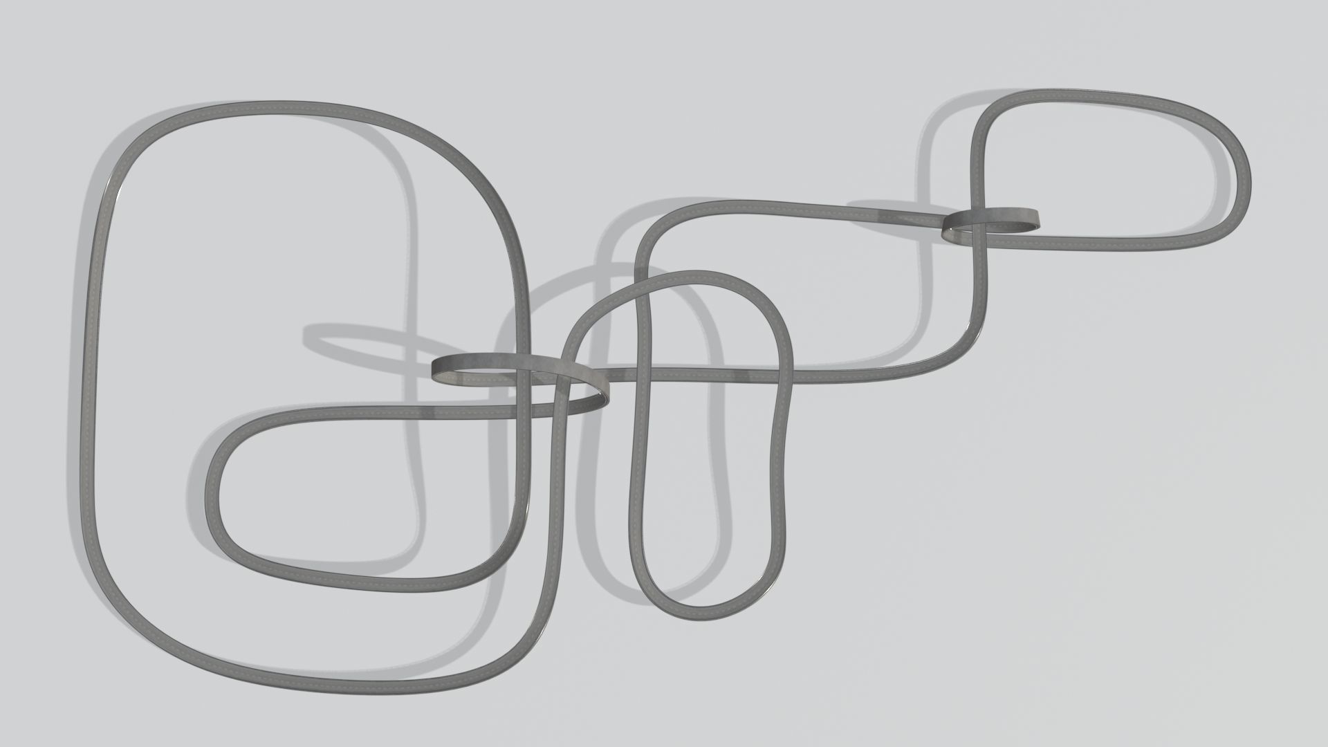 Acrobatic track Low-poly 3D model_14