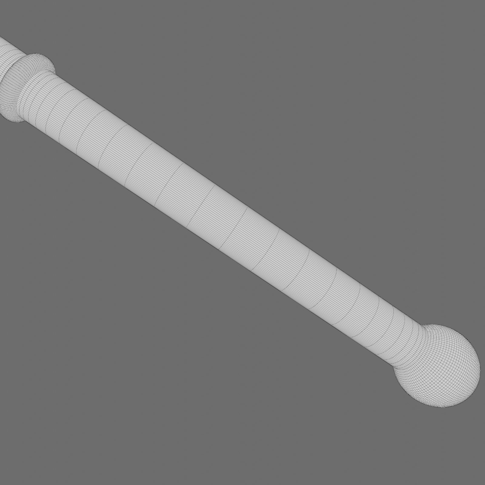 Celtic Bodhran 15 inches Low-poly 3D model_15