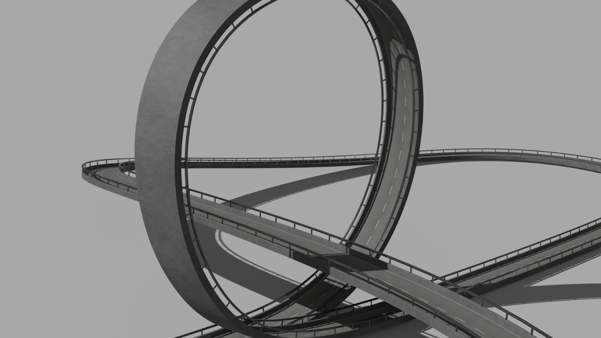 TWO ACROBATIC TRACKS 3D Model Collection_16