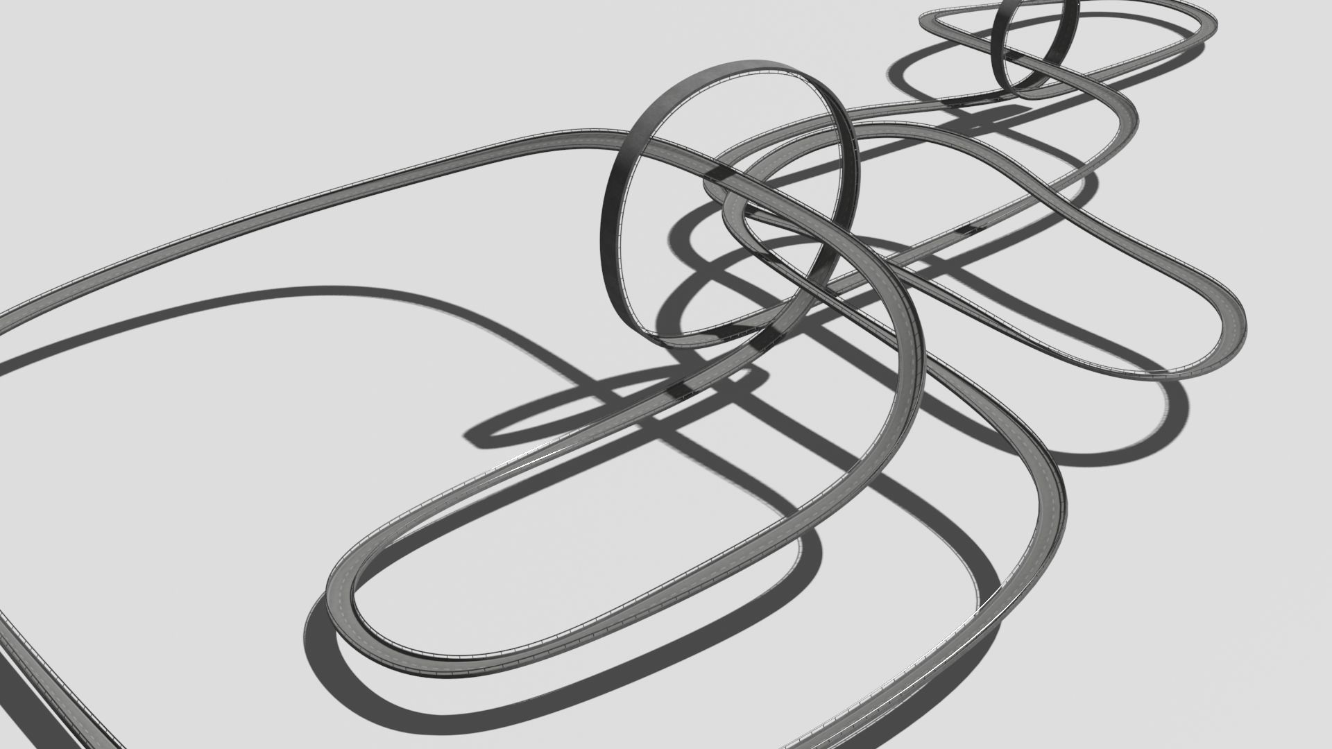 TWO ACROBATIC TRACKS 3D Model Collection_25