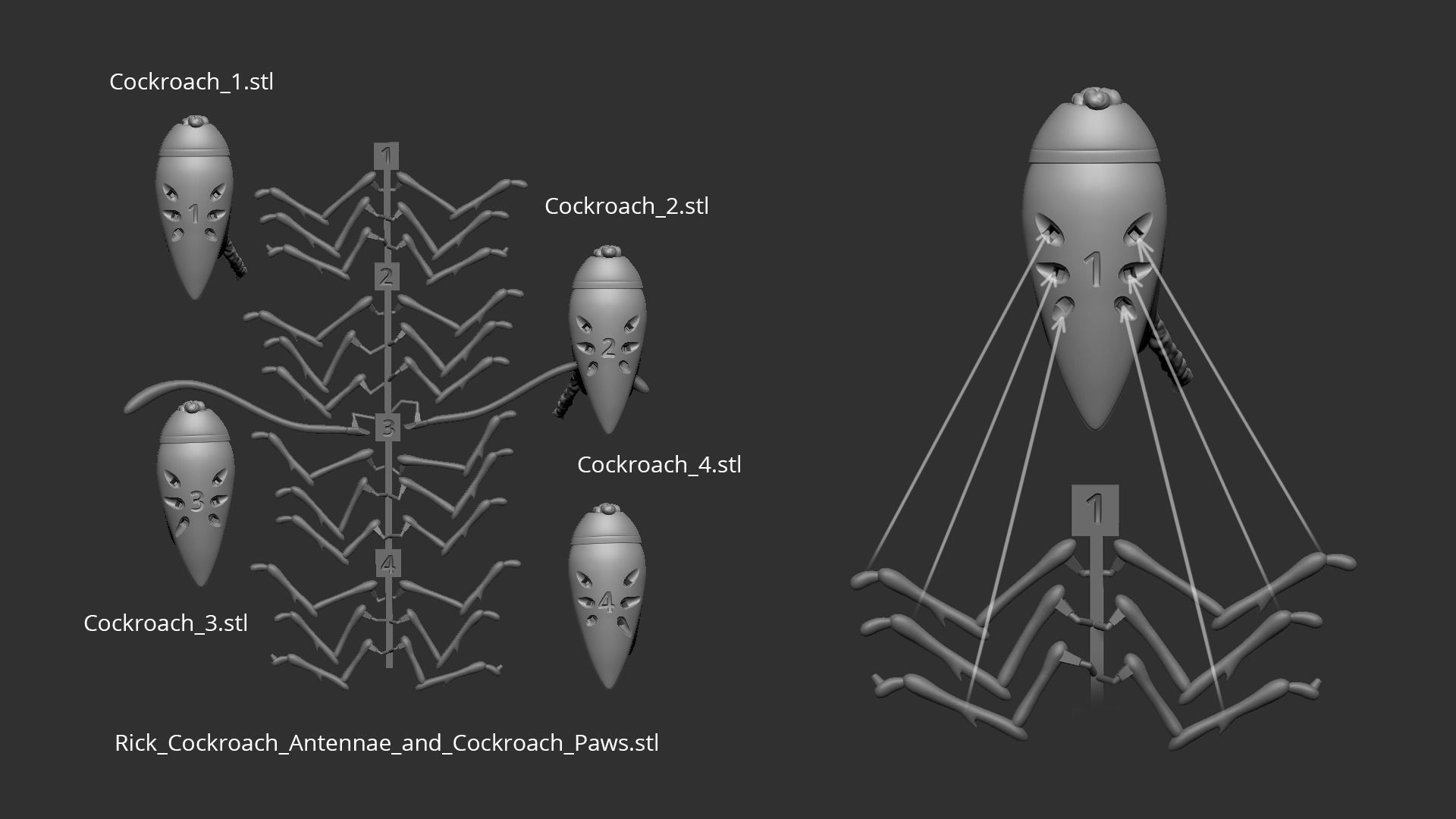 Pickle Rick V2 3D print model_20