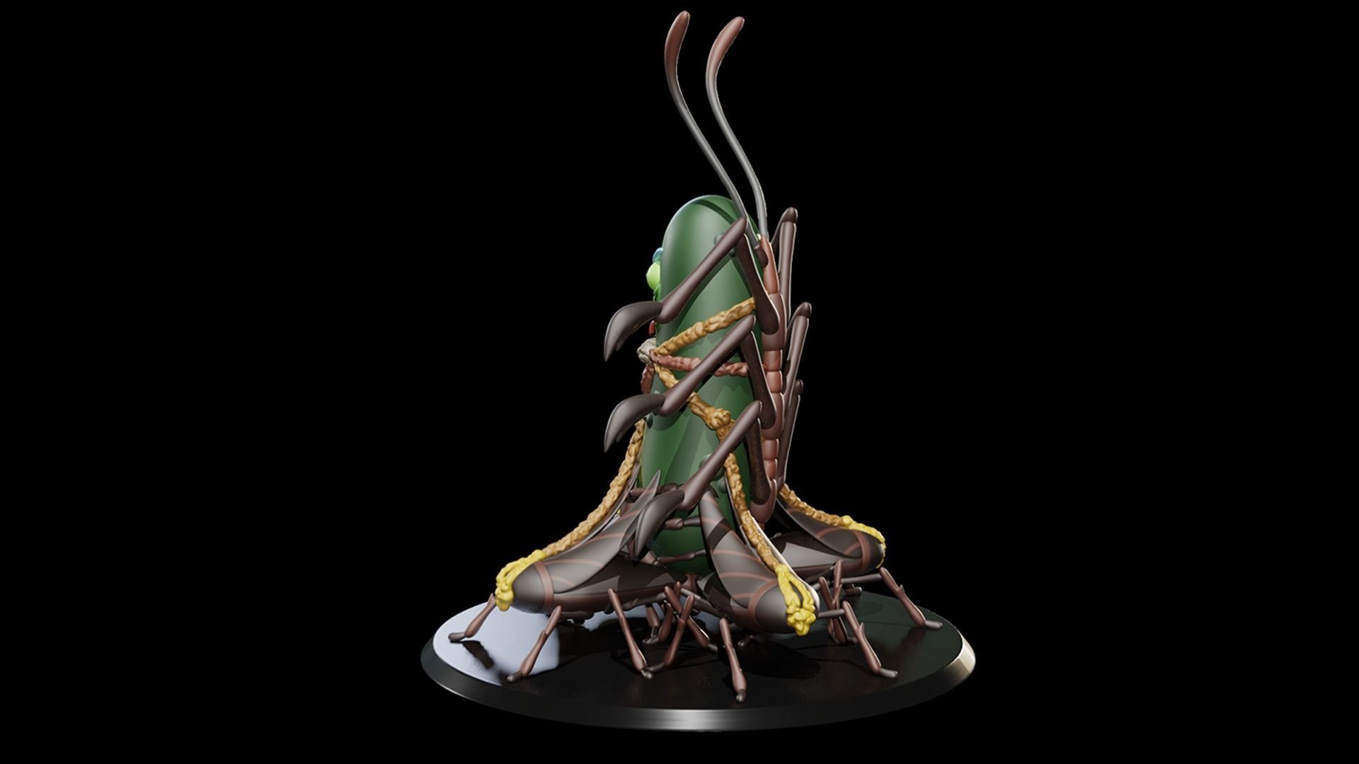 Pickle Rick V2 3D print model_11