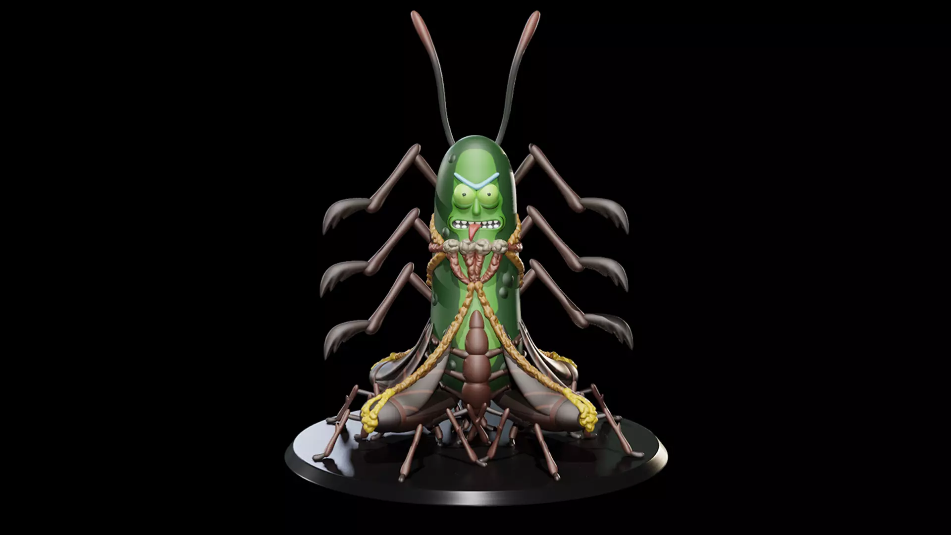 Pickle Rick V2 3D print model_0