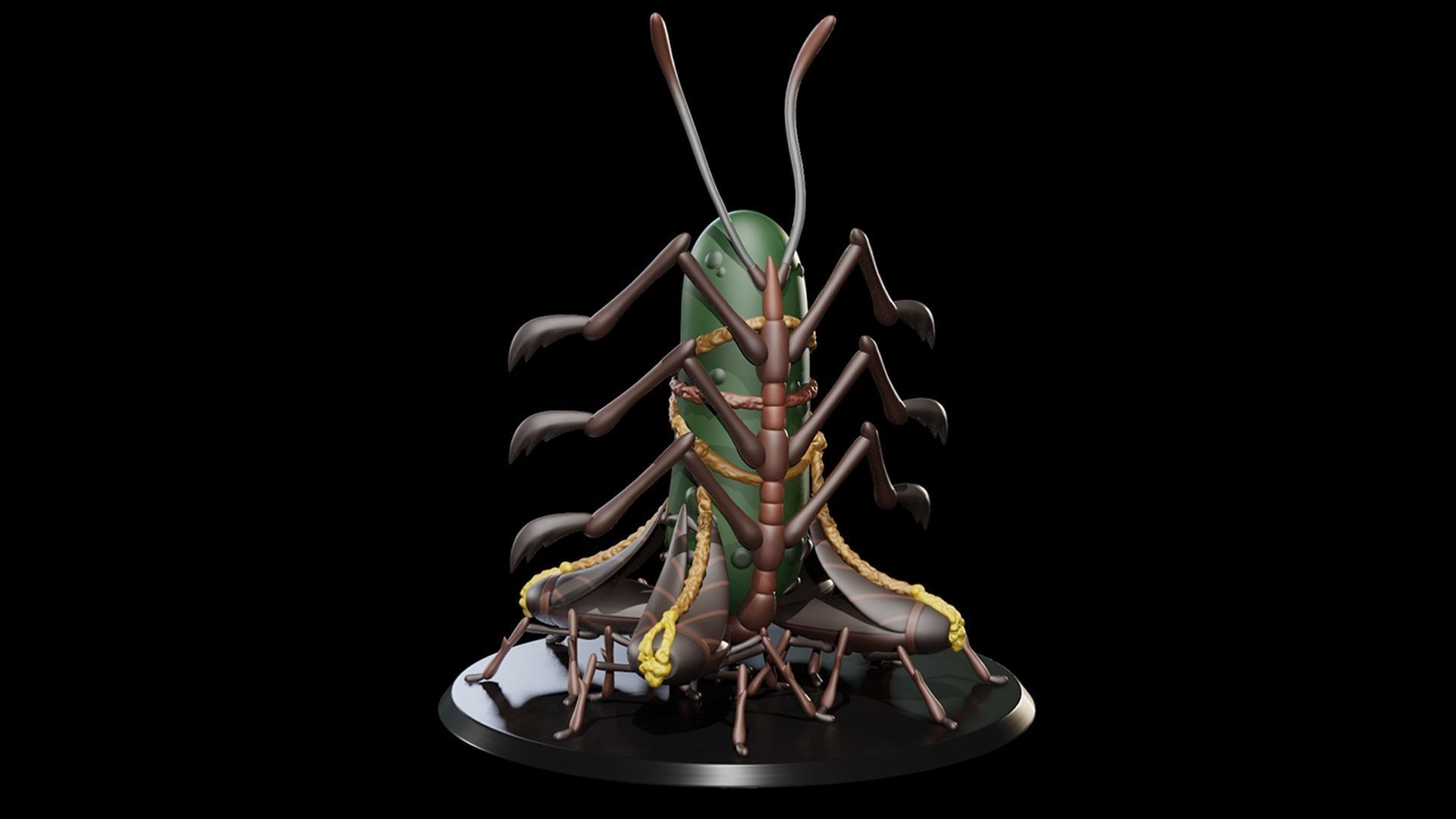 Pickle Rick V2 3D print model_9