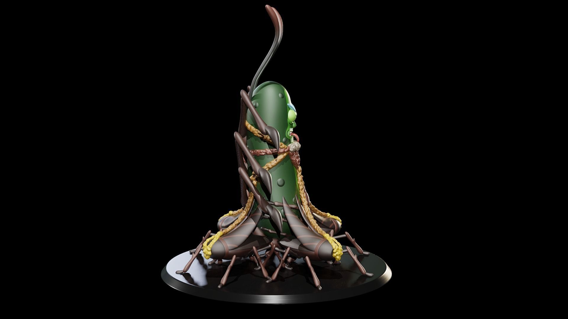 Pickle Rick V2 3D print model_4