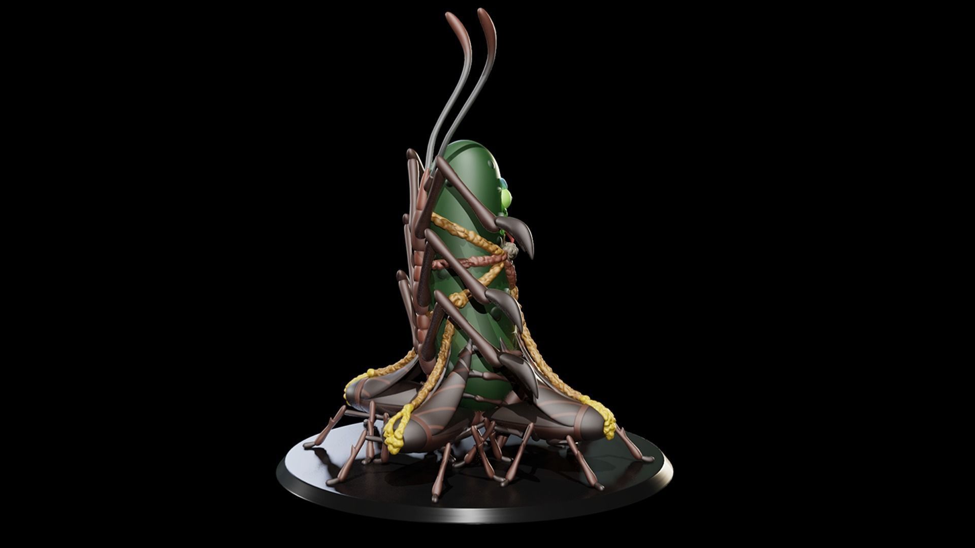 Pickle Rick V2 3D print model_5