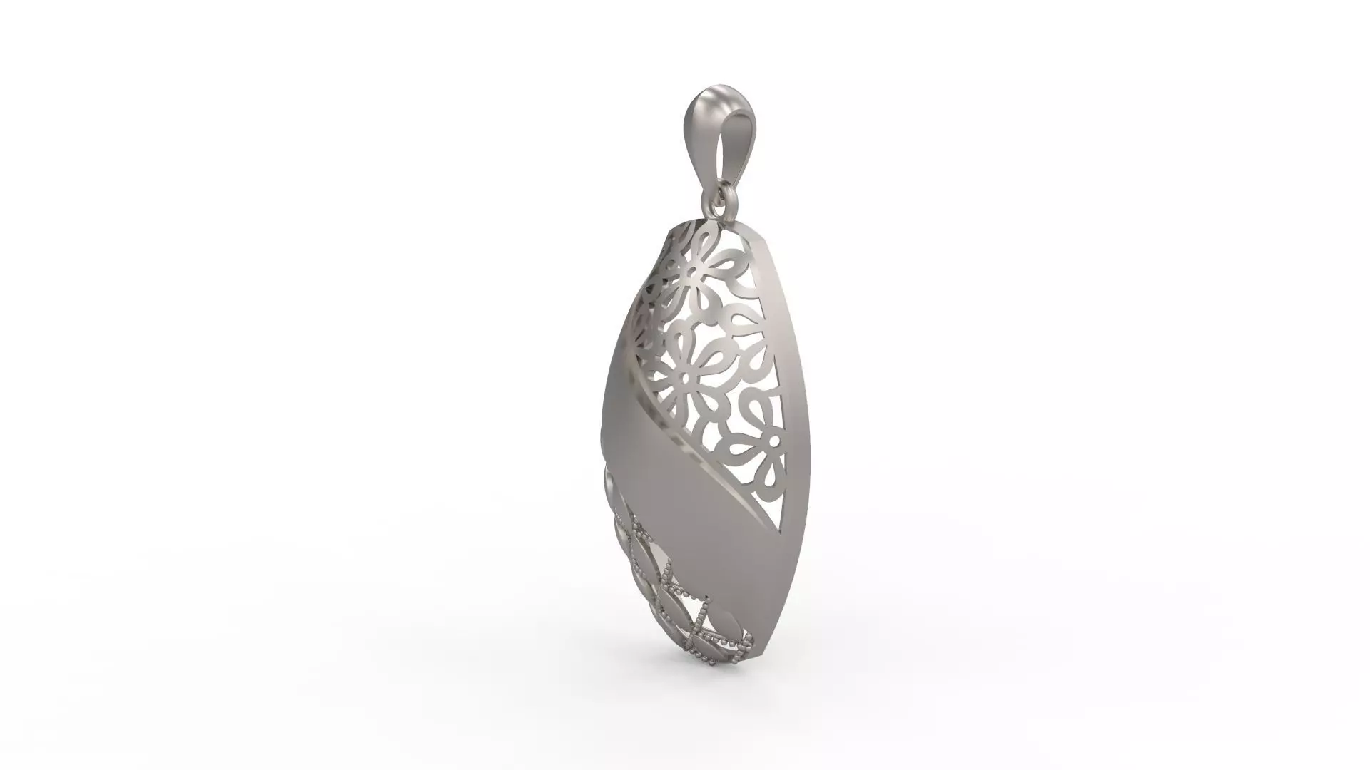 Ultra Vision Medallion Flower Pendant 3D print model
