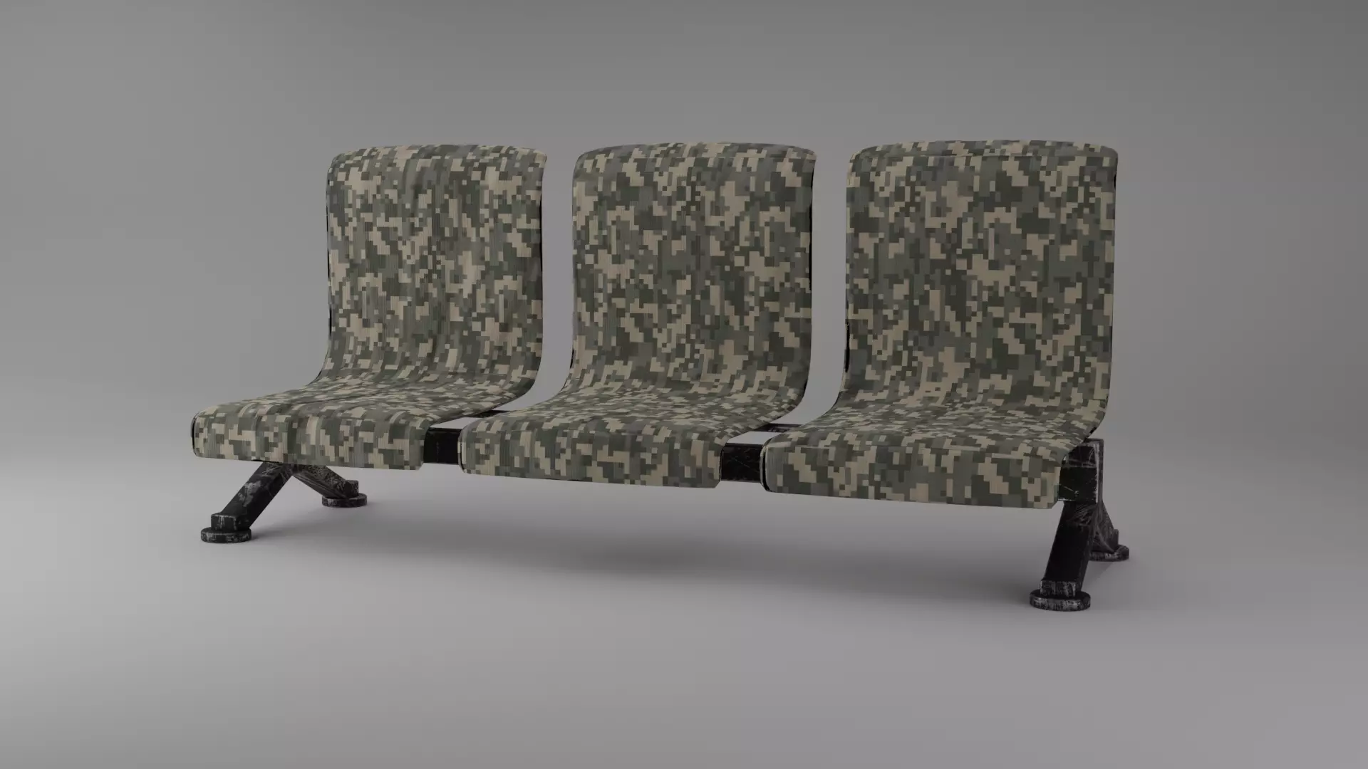 Old Military Bench 4K Free Free low-poly 3D model