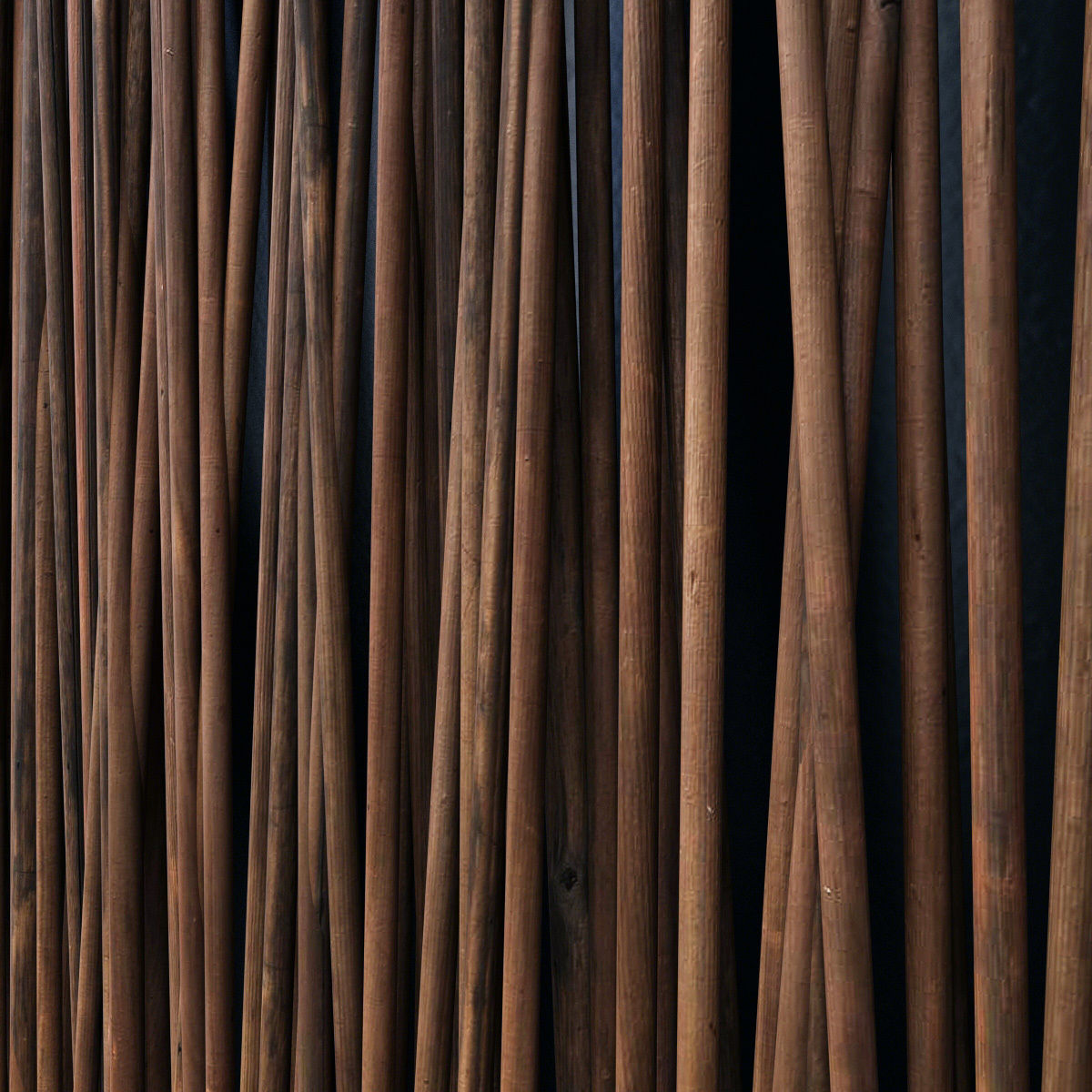 Screen wall branch pebble n2 3D model_6