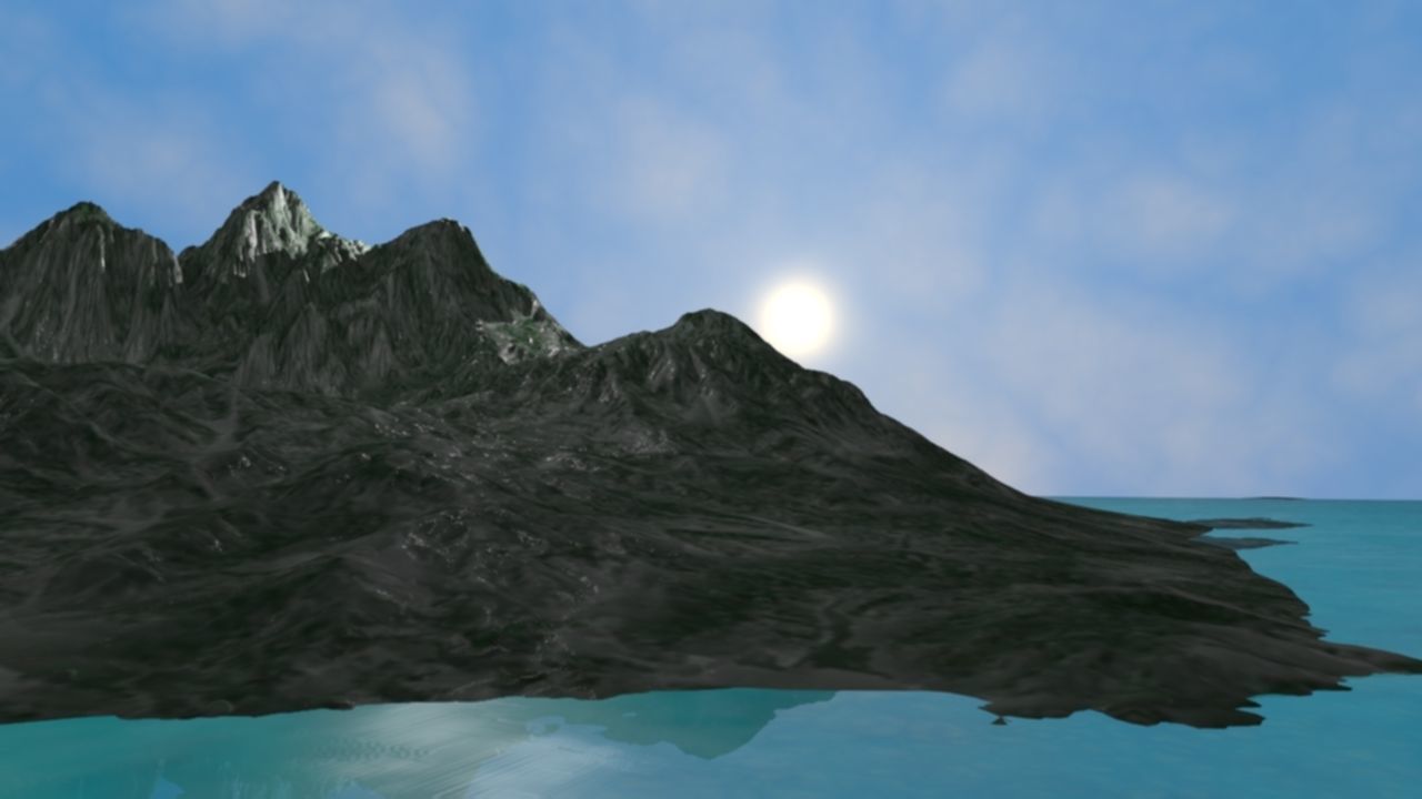 NMA Island Rock 002 Iridium Preset 01 Low-poly 3D model_4