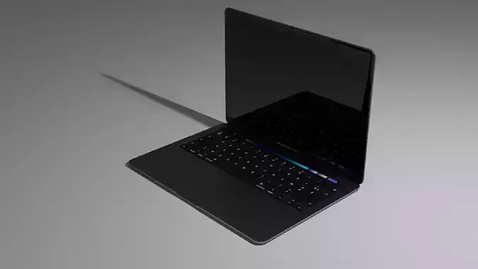 macbook laptop 3D model