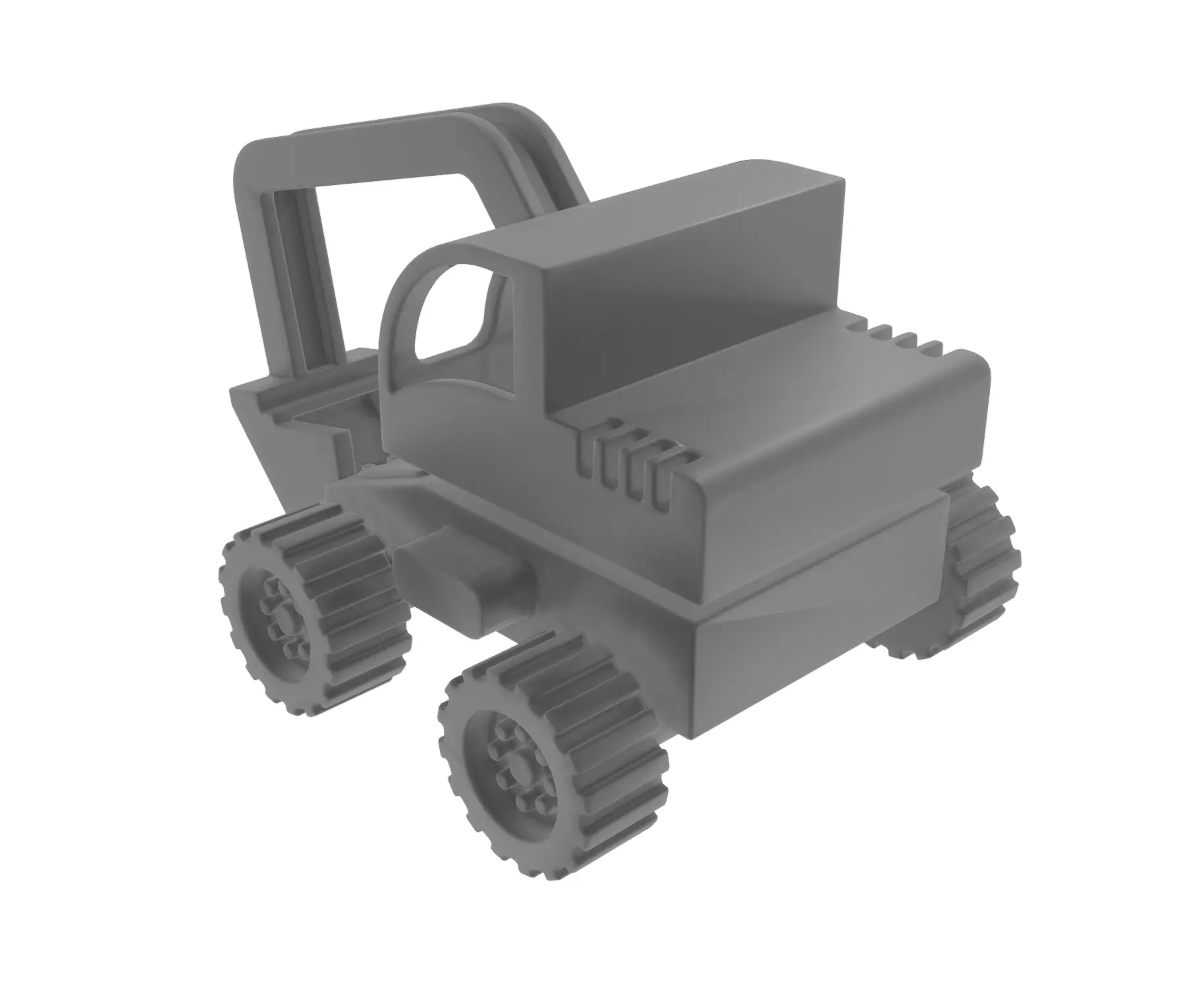 Bulldozer Earth Moving Machine Low-poly 3D model
