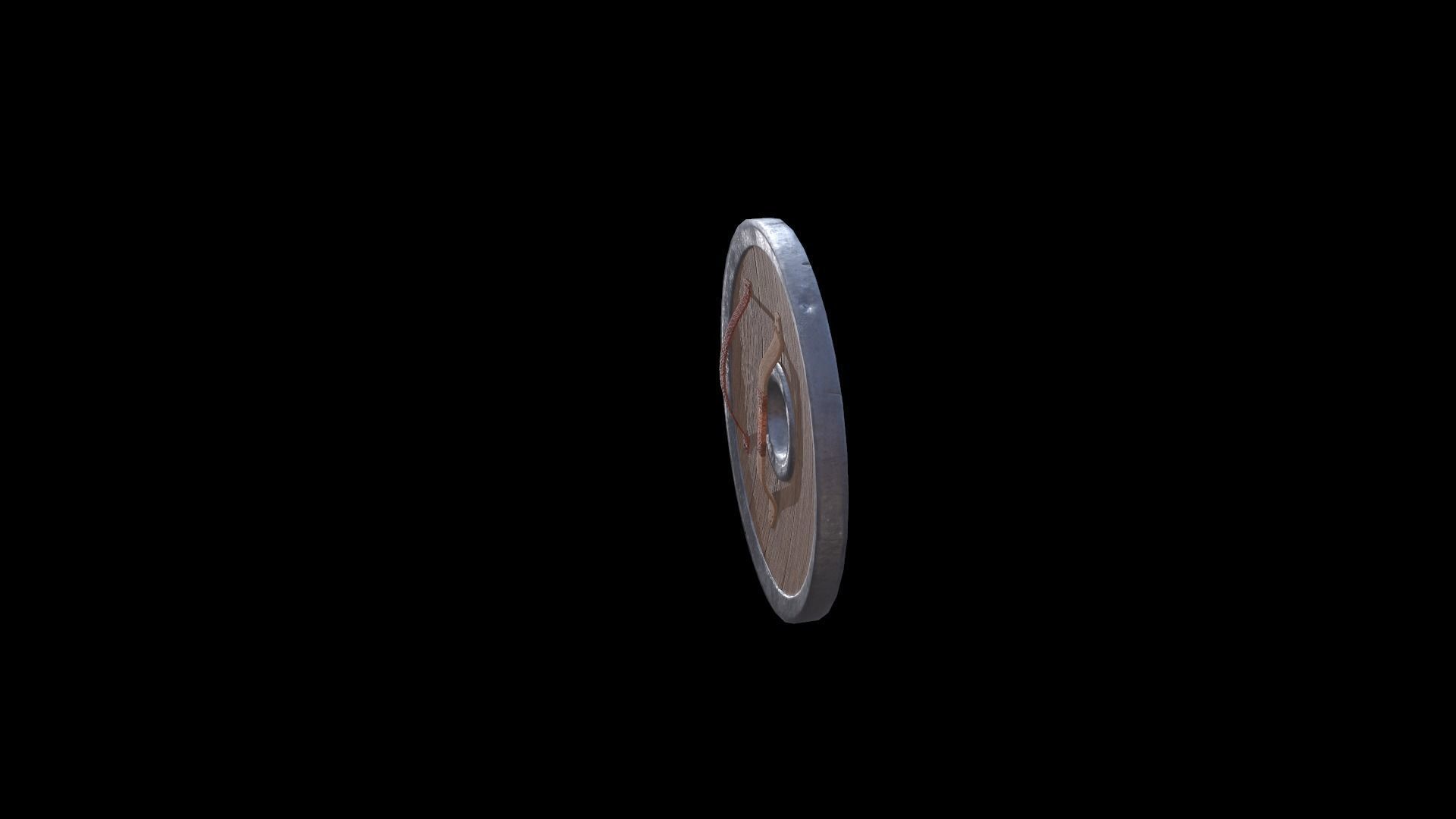 Viking shield warrior Low-Poly Free low-poly 3D model_6