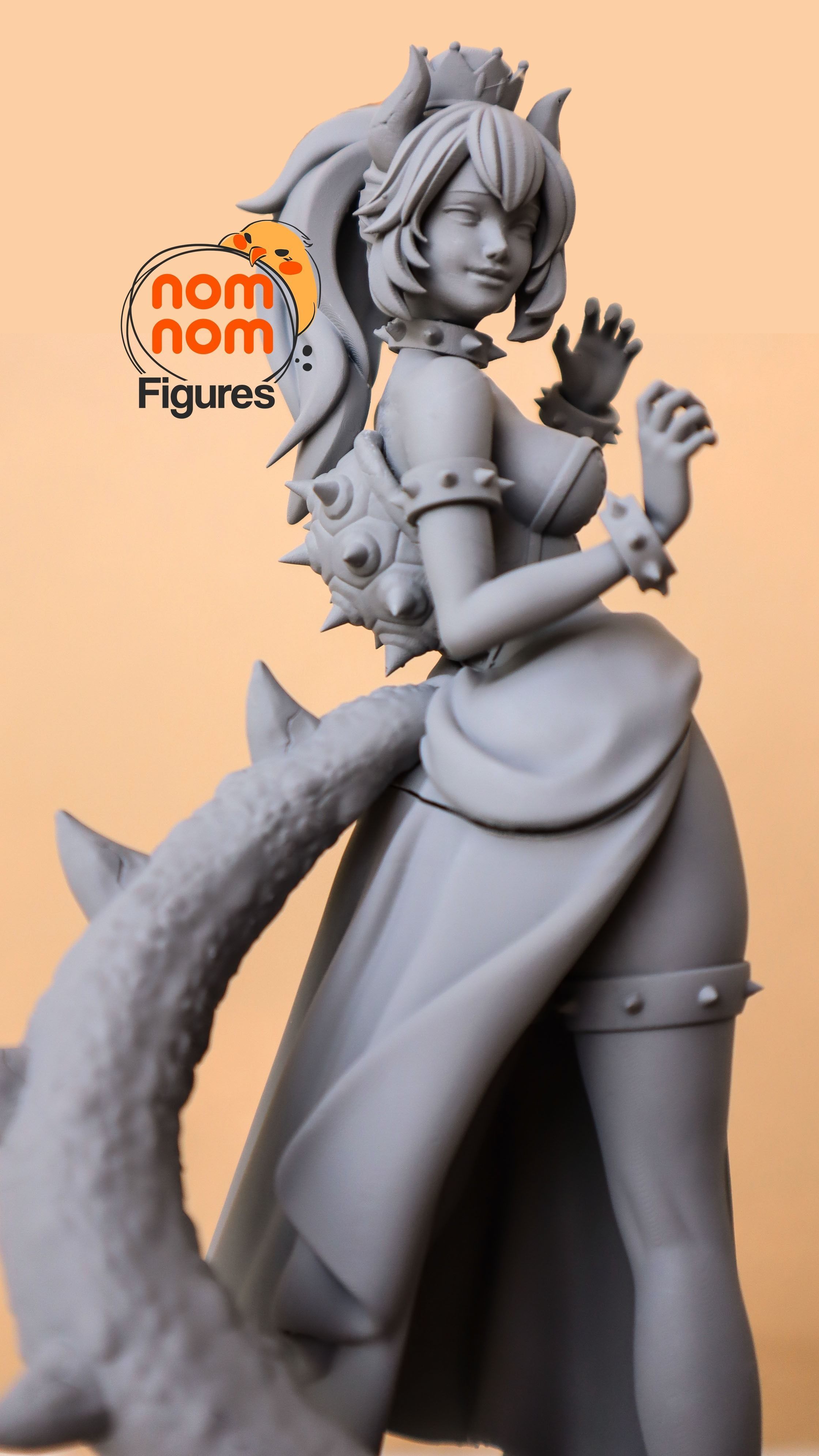 Bowsette Version 1 3D print model_2
