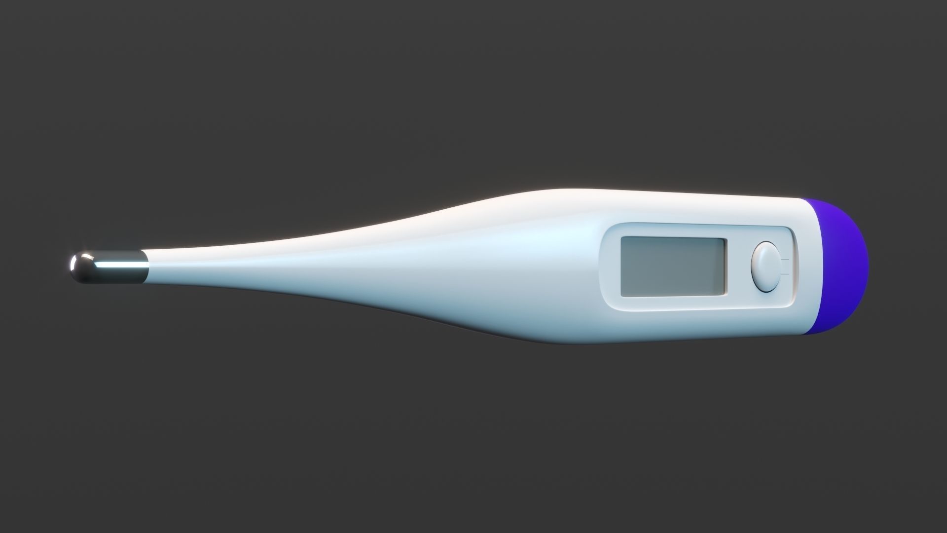 Digital Thermometer 3D model_1