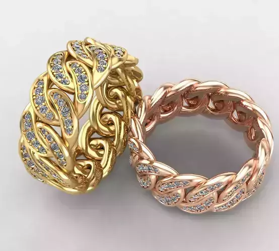 Cuban link Ring