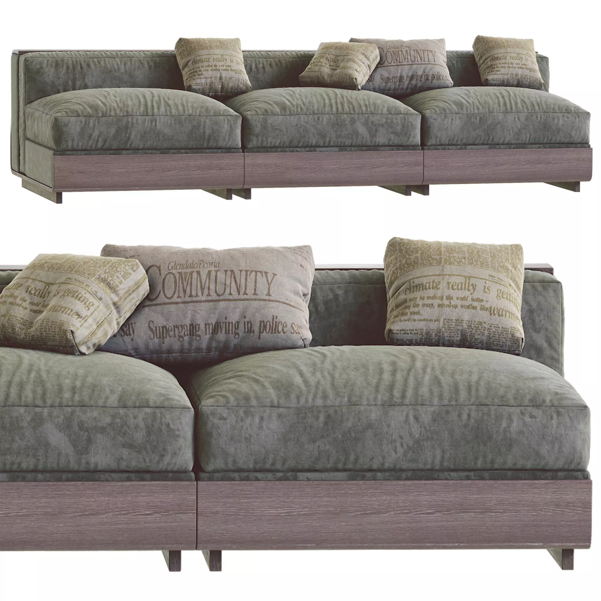 Sofa LIFE By Acerbis 2 3D model