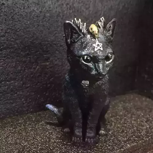 Demon Kitten 3D print model