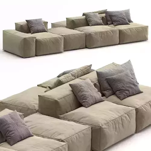 Bonaldo sectional sofa PEANUT B