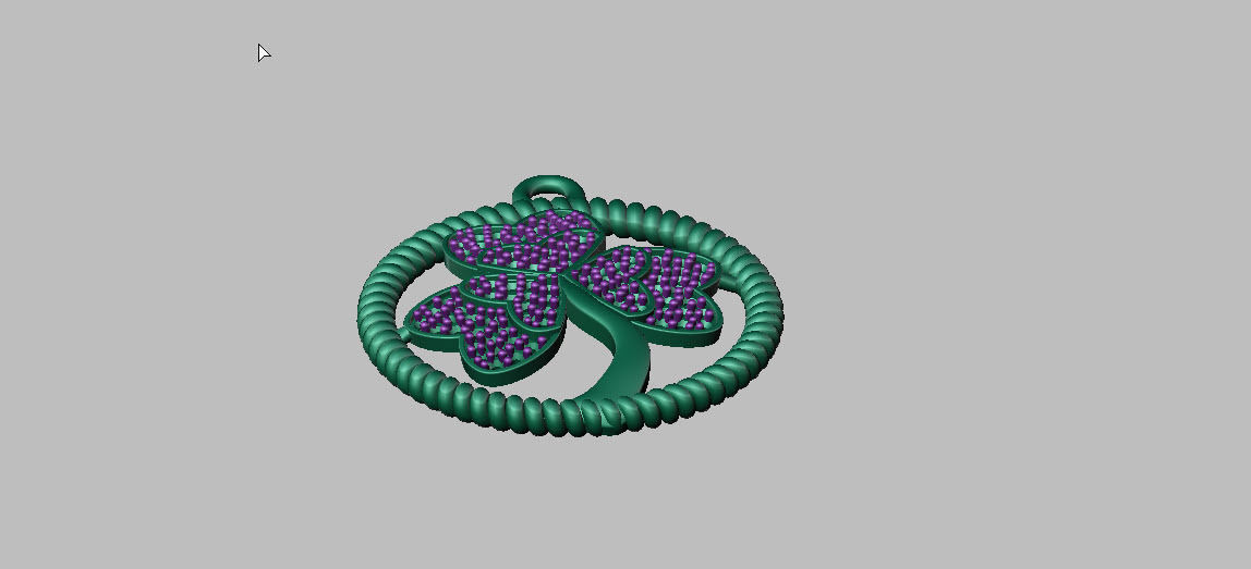 FLOWER CHARM PENDANT 3D print model_5