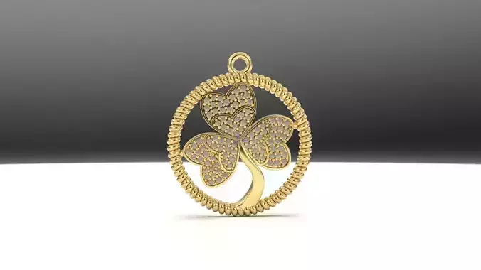 FLOWER CHARM PENDANT