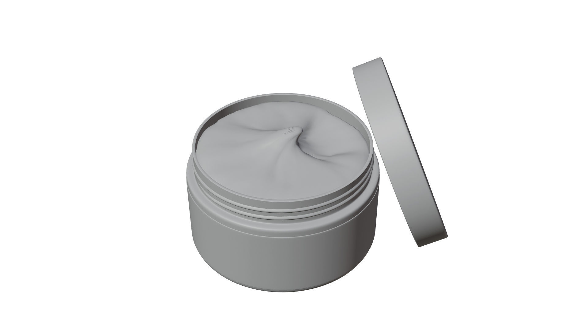 Honey pot Low-poly 3D model_7