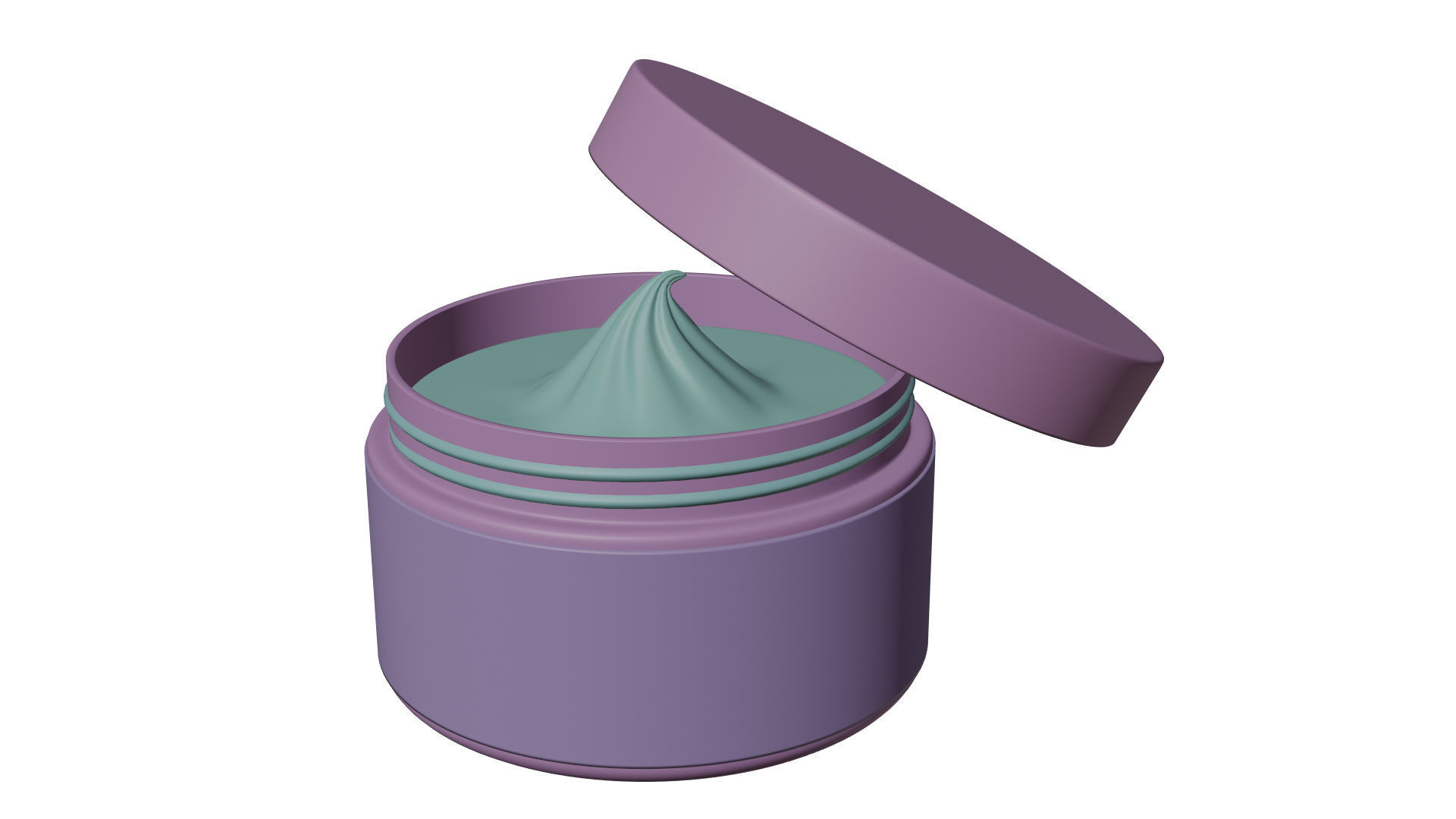 Honey pot Low-poly 3D model_5