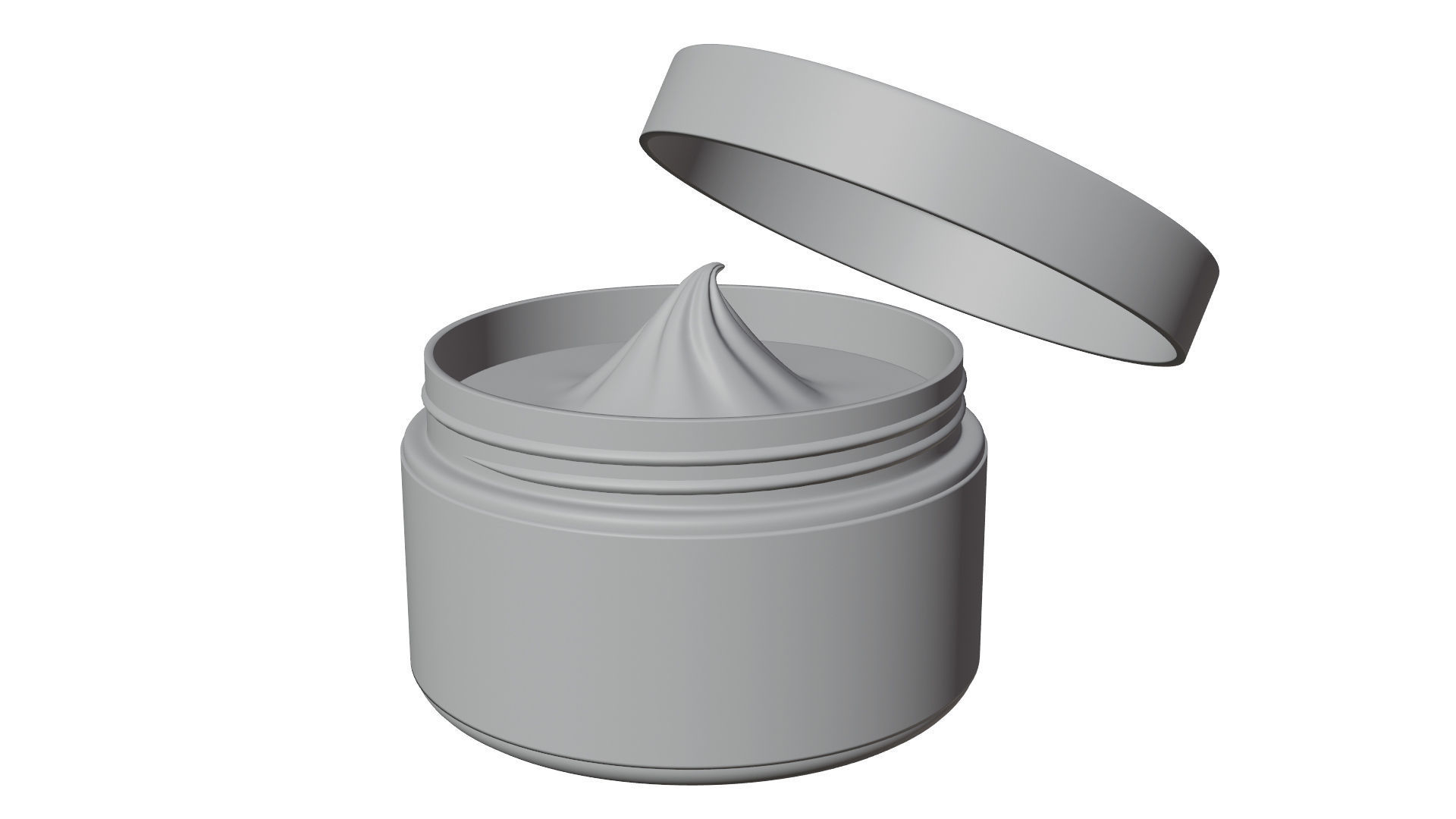 Honey pot Low-poly 3D model_4