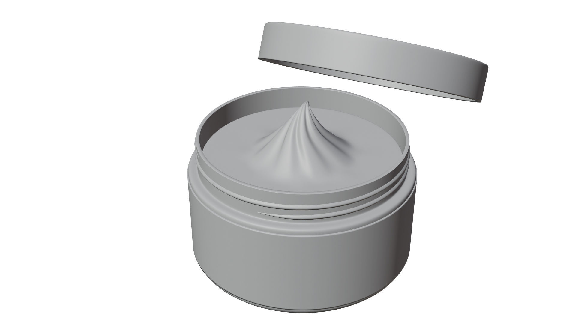 Honey pot Low-poly 3D model_3