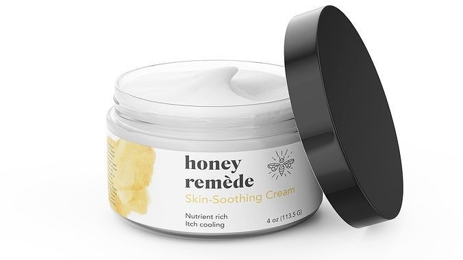 Honey pot Low-poly 3D model