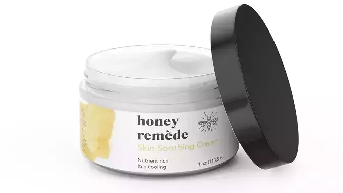 Honey pot Low-poly 3D model