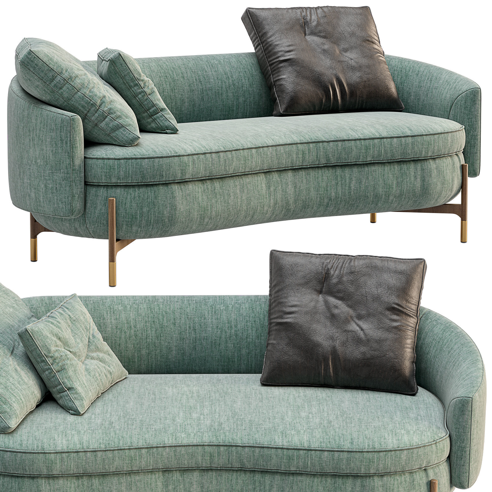 Sofa MIAMI by Cantori 3D model_1