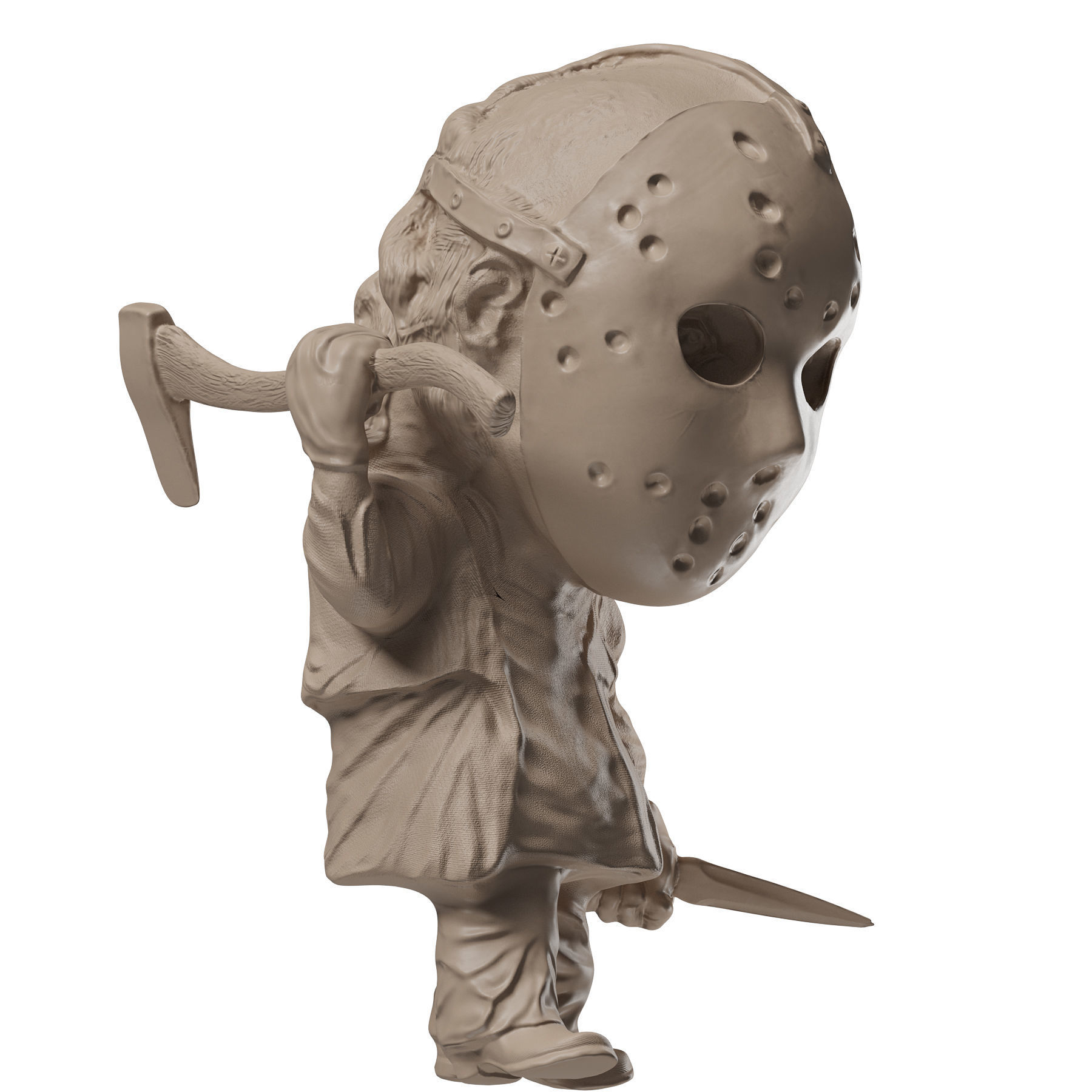 Jason Voorhees 3D print model 3D print model_6