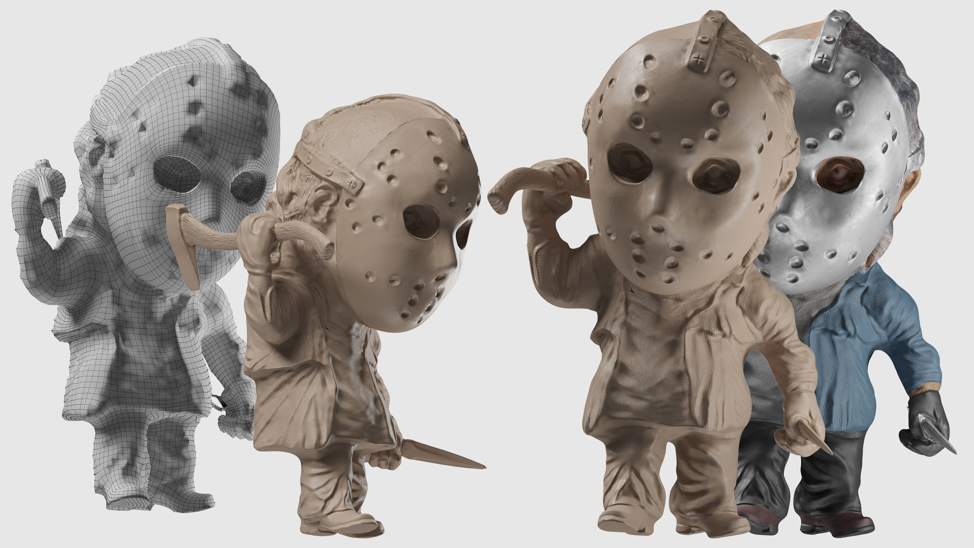 Jason Voorhees 3D print model 3D print model_2