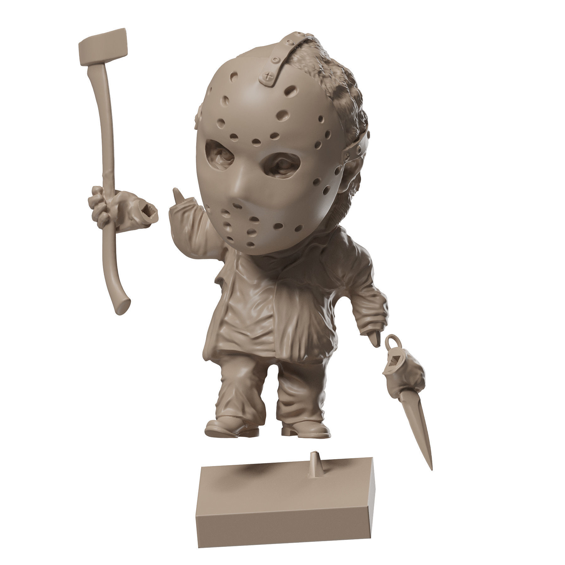 Jason Voorhees 3D print model 3D print model_19