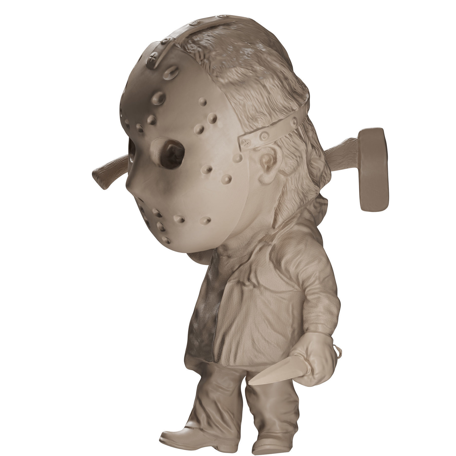 Jason Voorhees 3D print model 3D print model_14