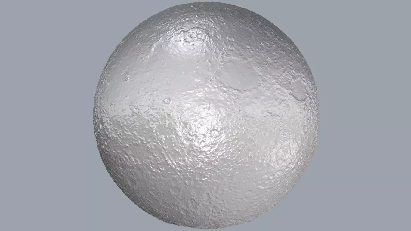 Moon ball 3D print model_0