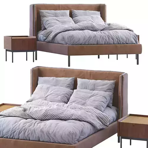 Zegen Bed NAOMI 3D model
