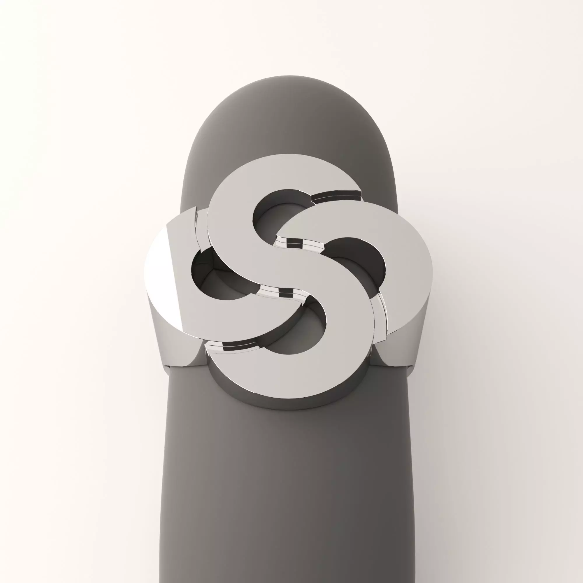 Infinity signet ring 3D print model