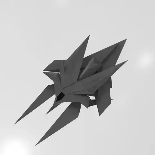 Retro Gundam-ish Stealth Ship