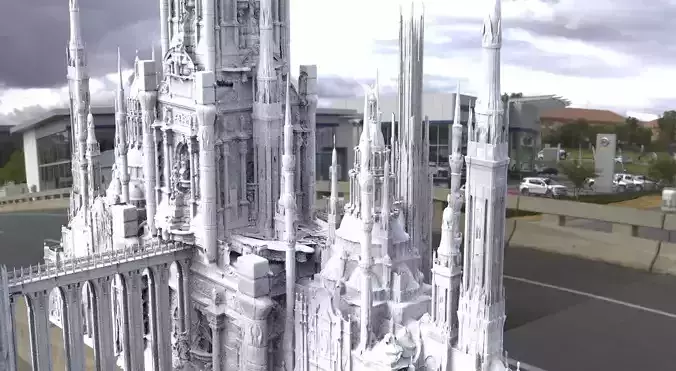 Angelic City of Light Architecture Palace complex