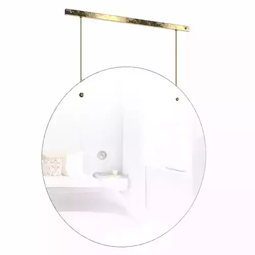 Exhibit Frameless Accent Mirror