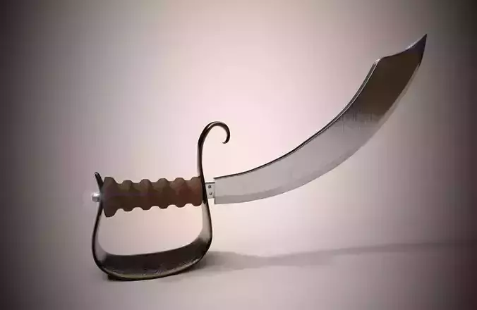 Pirate Sword 3D model