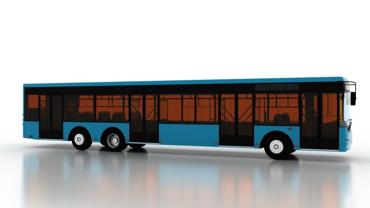 Bus Bogdan A80110 3D model_7