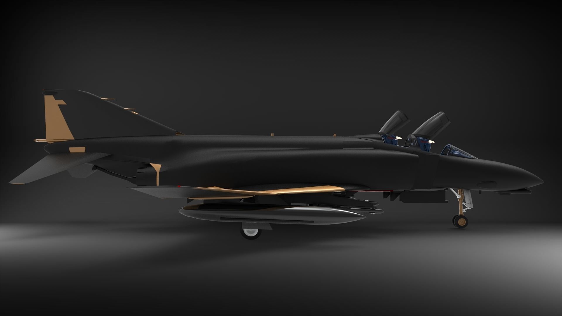 F-4 Phantom 3D model_4