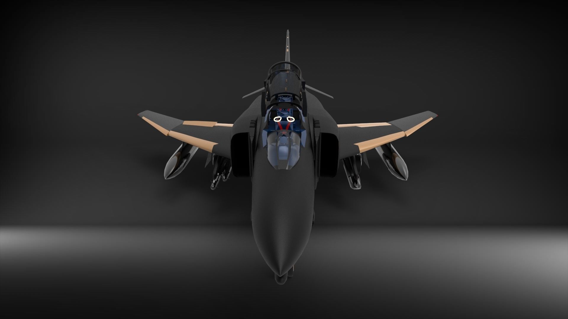 F-4 Phantom 3D model_2