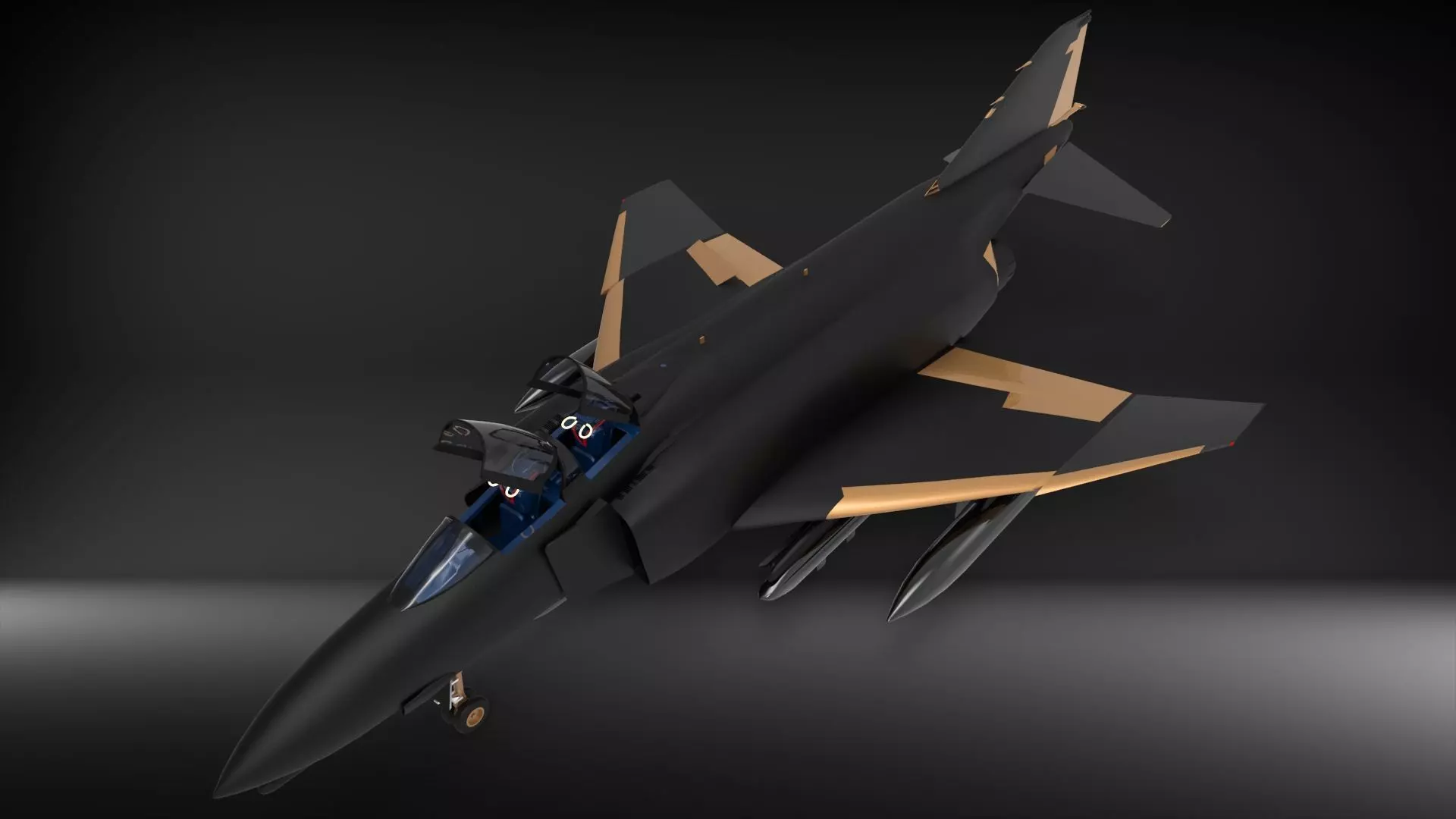 F-4 Phantom 3D model_0